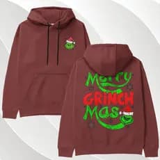 Moletom Grinch V4 Blusa De Frio Streetwear P Sair No Natal Unissex Estampa Em DTF Confortavel