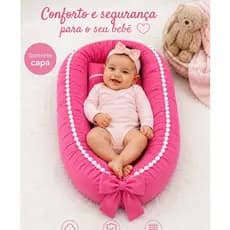 Capa Para Ninho Redutor De Berço Com Babados Menino Menina