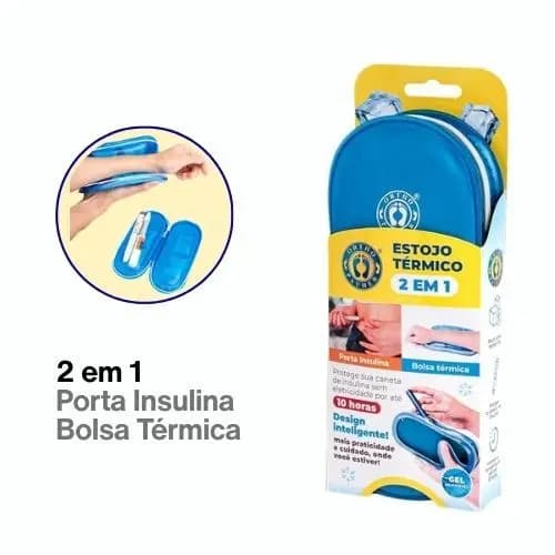 Estojo Térmico Icepauher 2 em 1 - Porta Insulina e Bolsa Térmica - Orthopauher