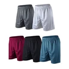 KIT 5 BERMUDA PLUS - Masculina Esportivo (Futebol, Corrida, Academia, Piscina, Praia)
