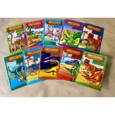 Kit 10 livros Dinossauros - Os gigantes da terra
