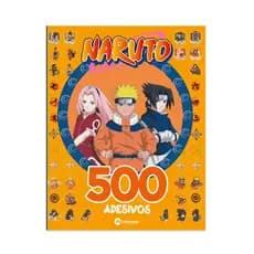 Livro Atividades e desenhos para colorir + 500 adesivos - Naruto