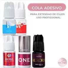 Cola  Adesivo para Extensão de Cílios Secagem Rápida Cherry Lash - One Rose Pró C Clione Prime- Love