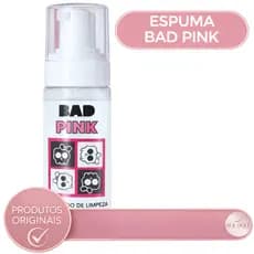 Shampoo Espuma de Limpeza Bad Pink para Extensão de Cílios 150ml