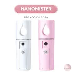 Nano Mister Profissional para Extensão de Cílios Bruma Lash USB Rosa ou Branco
