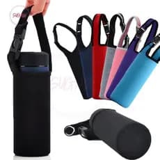 400-650ml Saco De Garrafa De Água Portátil Copo Manga Tumbler Caso Titular Caneca Mangas Cor Pura Aquaflask Capa Com Alç
