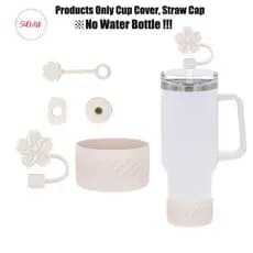 Rolha de silicone IceFlow à prova de derramamento, capa protetora de bota de silicone, Tampa de canudos de garrafa SUGAW