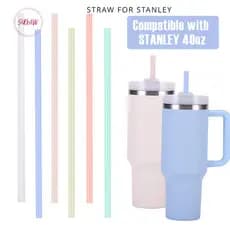 Canudo de 10 mm para copo, canudo reutilizável para garrafa de água de 40 oz, canudo colorido para acessórios SUGAW