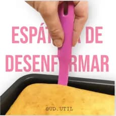 Espátula Desenformadora Desenforma Tudo Bolo Sobremesas Desenformador De Tortas Pudim Bolos Gelatinas 🎂😃