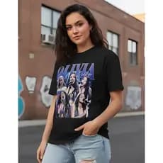 Camiseta Olivia Rodrigo Pop Vintage Stylish T-shirt Algodão