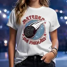 Camiseta T-shirt Meteoro da Paixão Luan Santana Vintage Camisa 100% Algodão