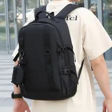 Mochila impermeável Masculina grande Reforçada Resistente a água Viagem Unissex Com Porta-moedas