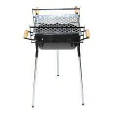 Churrasqueira Feita De Botijão Com Pés Para Churrasco Com Grelha Tela Moeda Compacta