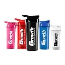 Coqueteleira Para Academia Exercícios Garrafa Shaker Squeeze 600ml - Growth Supplements