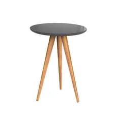 Mesinhas De Apoio 70cm Retrô Vintage Redonda Com Pés Palito Quarto Decoração Sala