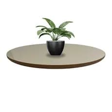 Tampo MDF De Madeira 45cm Redondo Para Mesa Mesinha Apoio Lateral Canto Moveis