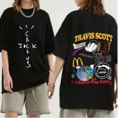 Camisetas Jack Travis Tendência Unissex Blusa Algodão