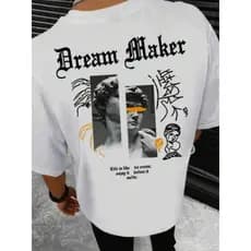 Camiseta Oversized Unissex 100% Algodão Escultura Busto Streetwear Lançamento Envio Rápido