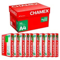 Kit 10 Pacote Sulfite Chamex A4 Branco Impressão