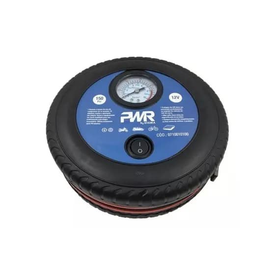 Mini Compressor de Ar Portátil 12V  150PSI  17 LMIN. - Sigma