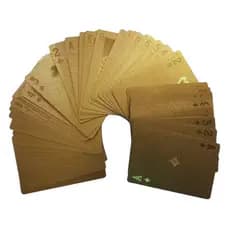 Jogo De Cartas Dourado ou Prateado Profissional,Poker,Pife,Truco,Buraco,Canastra,Baralho a Prova D'Agua