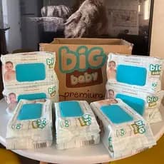 Lenços Umedecidos Bebê Infantil Big Baby Premium Carinho e Proteção em Cada Toque Toalhinhas 100 Unidades cada pacote