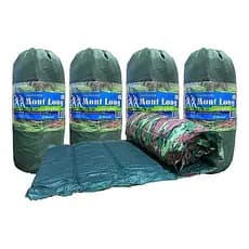 Kit 4 Colchonete Solteiro Camuflado Verde 190x60- Mont Long