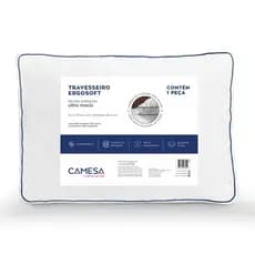 Kit 2 Travesseiros Camesa Ergosoft Hotel Ultra Macio
