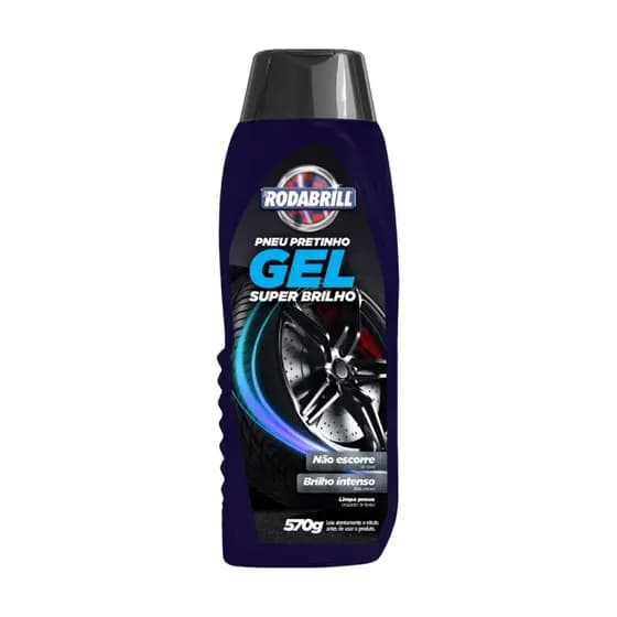 Pneu Pretinho Rodabrill 500 ml Limpa Protege e da Brilho