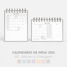 CALENDÁRIO DE MESA 2026- A6 HORIZONTAL PADRÃO - ATUALIZADO