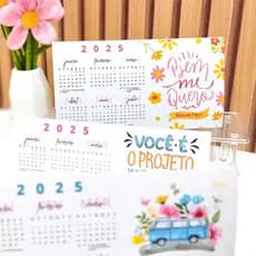 CALENDÁRIO DE MESA 2025