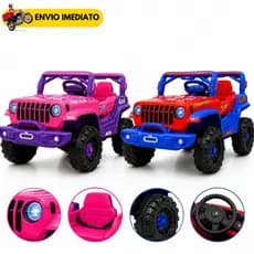 Carrinho Eletrico Infantil 12v Jipe Infantil Com Controle Carrinho de Passeio Quadriciclo Jipe com Acelerador de Pé