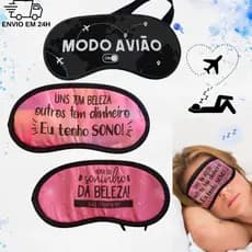 Máscara de descanso tapa olho de poliéster para dormir relaxar viajar
