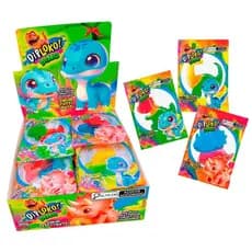 DIP LOKO GUMMY DINO COM 24 UNIDADES DE 15G CADA