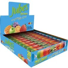 DORI JUBES FRUIT SNACKS COM 20 UNIDADES DE 48G