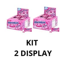 KIT MENTOS MONOPEÇA COM 2 DISPLAY DE 60 UNIDADES CADA