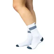 Meia Cano Alto Woom GearLab Ciclismo Feminino Branco
