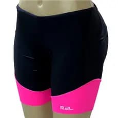 Bermuda Triathlon R2L Attack Preta/ Rosa Fem