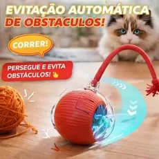 Bola de rolamento automática, brinquedo interativo para filhotes, treinamento elétrico para cães