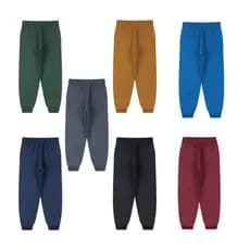 Kit Infantil 2 Calças Menina Tamanho 2 ao 8 - Calça de Moletom Peluciada Inverno Unissex - Kit com Calça Sortidos