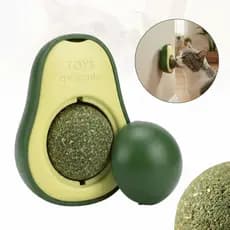 Abacate de Brinquedo para Gatos com Catnip Erva Natural