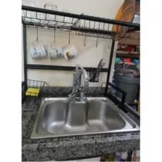 Pia Cuba Gourmet Cozinha Inox 40x60 Kit Cesto Válvula Dosador
