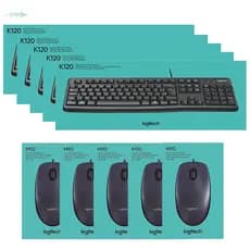 Kit Completo Teclado Usb Mouse Usb P/ Porta Usb Preto Abnt2.