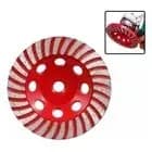 DISCO DE DESBASTE DIAMANTADO CORTAG CÓDIGO 61753 Rebolo Copa Aço Diamantado P/Concreto Mármore