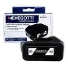 Bateria 20v- 4000ah Mbi 20 Intercambiavel Menegotti Íon de Lítio Original Auto Autonomia