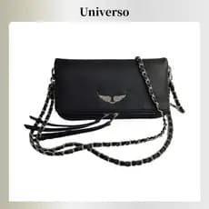Universo Zadig&Voltaire bolsa /feminina luxo bolsa /bolsa zadig voltaire/preta bolsa feminina derme/bolsa feminina/bolsa de lado feminina/bolsa feminina grande/bolsas femininas/bolsa feminina pequena/bolsa pequena/bolsa pequena feminina