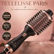 Secador de Cabelo Escova Secadora Profissional 1300W Bivolt