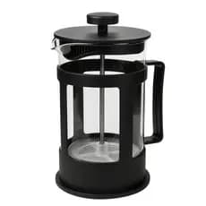 Cafeteira Prensa Francesa Café Expresso Chá Cremeira Em Vidro 600ml Preta Premium