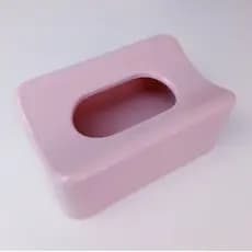 Coletor De Glitter Rosa De Plástico Recipiente Para Decoração De Unhas