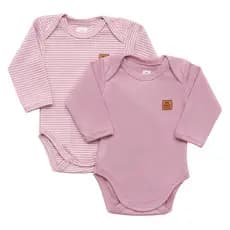 Conjunto Bebê Longo Bordado Menina Algodão Suedine Fio 40 Biopolido Lilás/Lisra Lilás Body Bodies Bebê Bebe Infantil Enxoval Presente Premium Barato Chá de Bebê